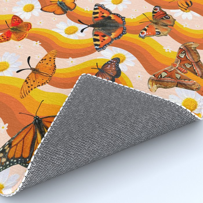 Butterfly Collage Print Rug Gallery Image 4