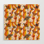 Butterfly Collage Print Wood Wall Art Gallery Image 1