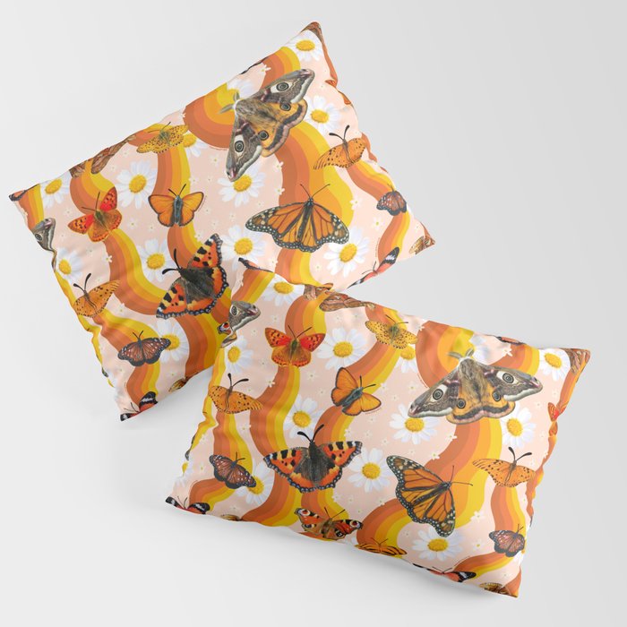 Butterfly Collage Print Pillow Sham Gallery Image 3