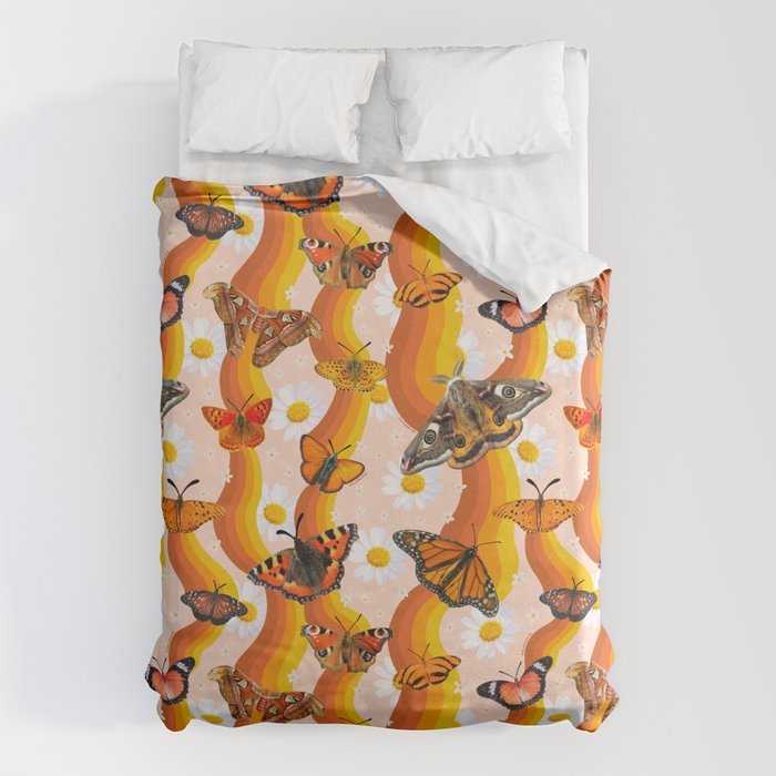 Butterfly Collage Print Duvet Cover Gallery Image 6