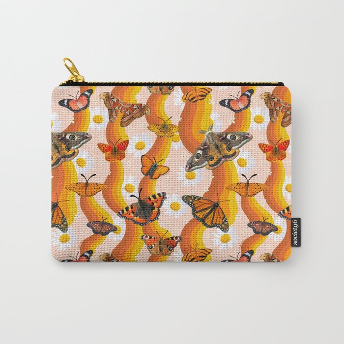 Butterfly Collage Print Carry All Pouch Gallery Image 1