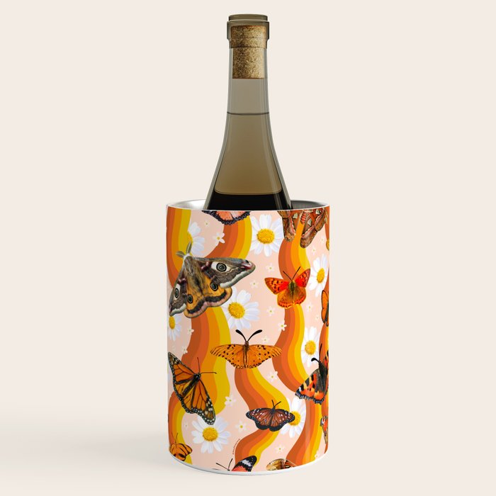 Butterfly Collage Print Wine Chiller Gallery Image 3