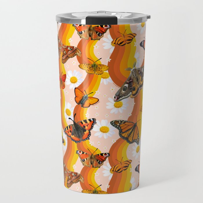 Butterfly Collage Print Travel Mug Gallery Image 1