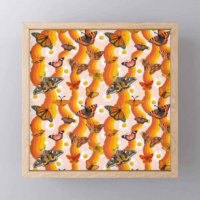 Butterfly Collage Print Mini Art Print Gallery Image 1
