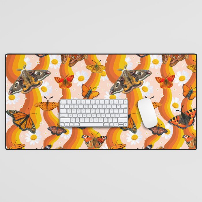 Butterfly Collage Print Desk Mat Gallery Image 1