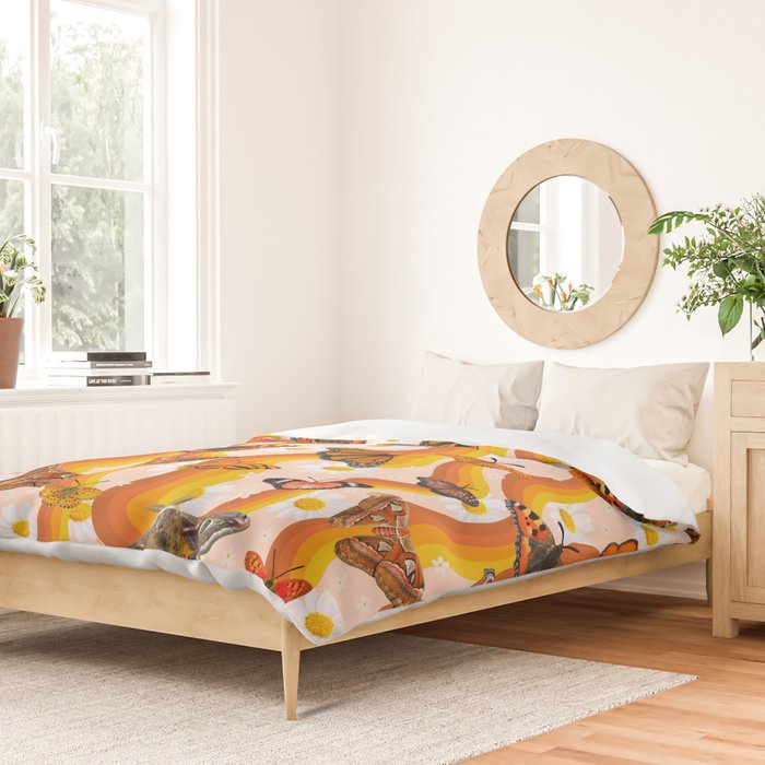 Butterfly Collage Print Duvet Cover Gallery Image 2
