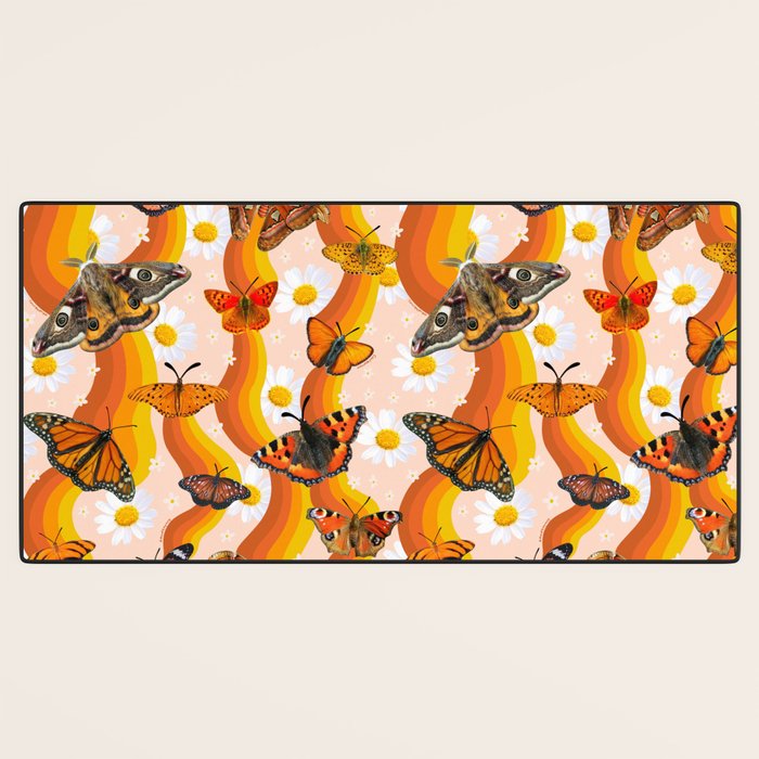 Butterfly Collage Print Desk Mat Gallery Image 3
