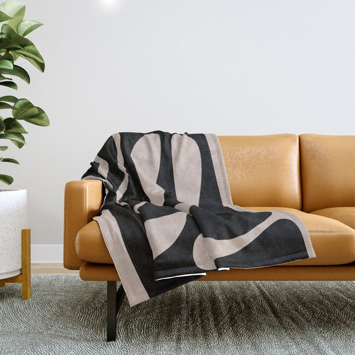 Organic Minimalist 1 Throw Blanket Gallery Image 1