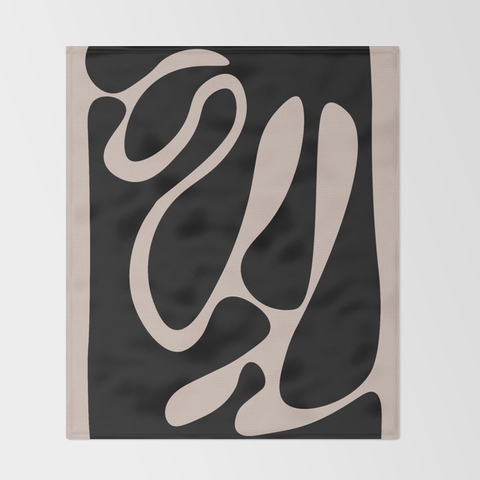 Organic Minimalist 1 Throw Blanket Gallery Image 2