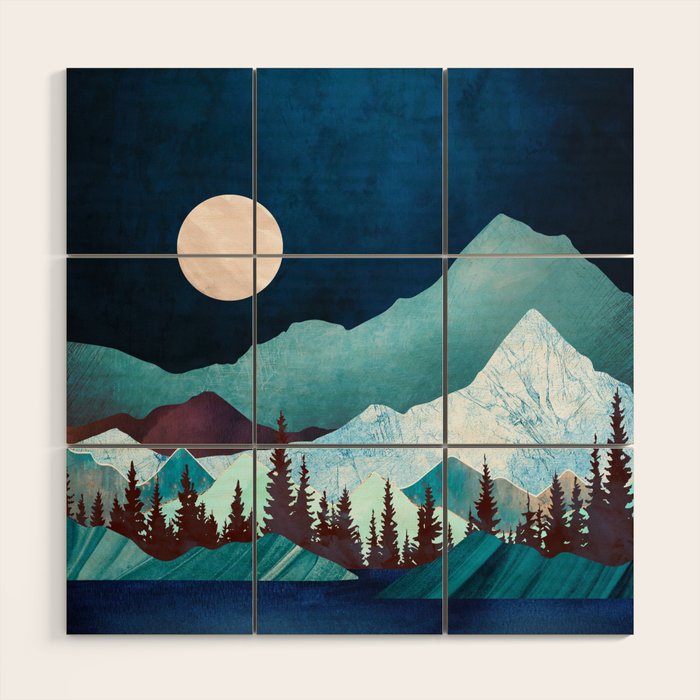 Moon Bay Wood Wall Art Gallery Image 1