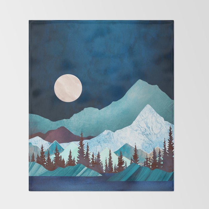 Moon Bay Throw Blanket Gallery Image 2