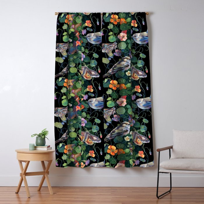 Nasturtium Fox Garden Window Curtain Gallery Image 5