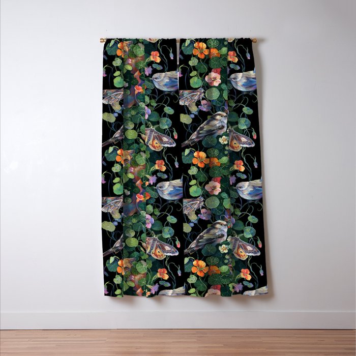 Nasturtium Fox Garden Window Curtain Gallery Image 3