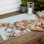 Pink Spring #4 Outdoor Rug Gallery Image 2