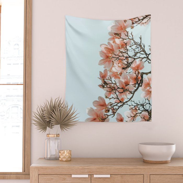 Pink Spring #4 Wall Tapestry Gallery Image 2