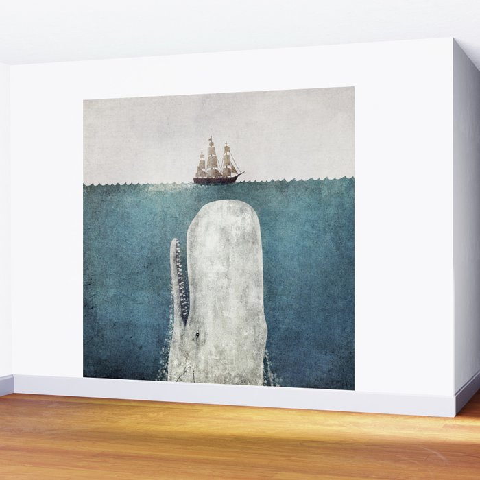 The White Whale Wall Mural Gallery Image 2