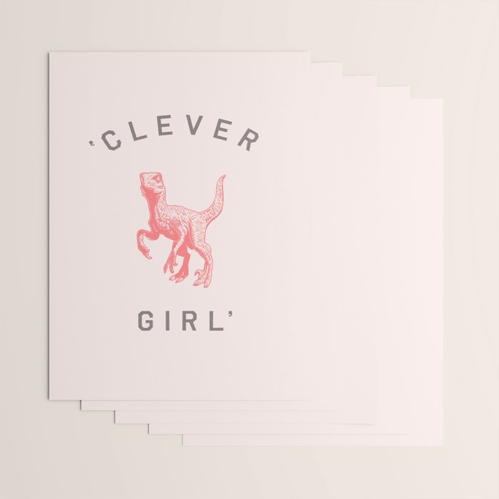 Clever Girl Wrapping Paper Gallery Image 3
