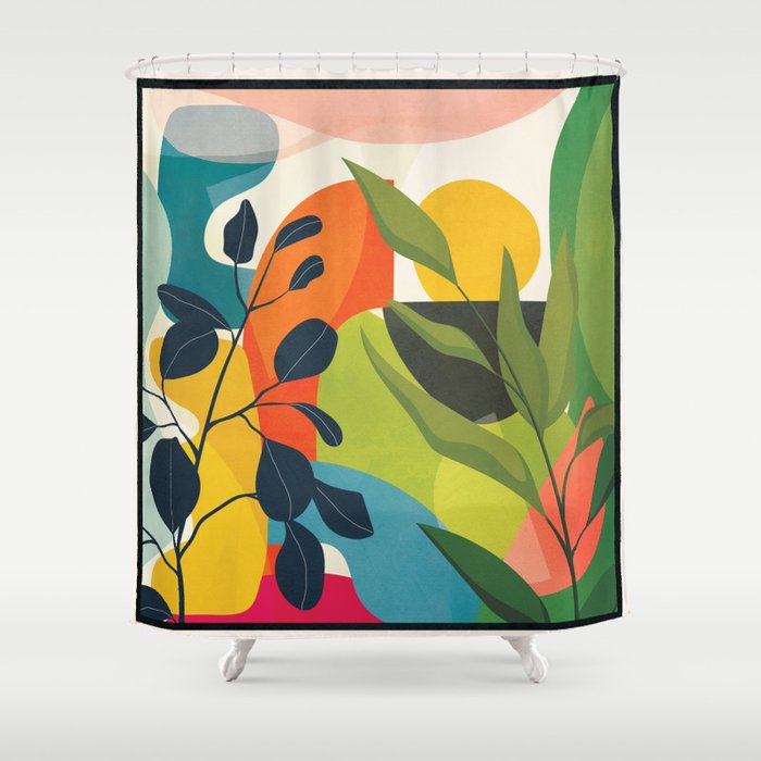Sunrise Garden 13 Shower Curtain Gallery Image 1