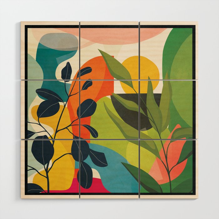 Sunrise Garden 13 Wood Wall Art Gallery Image 1