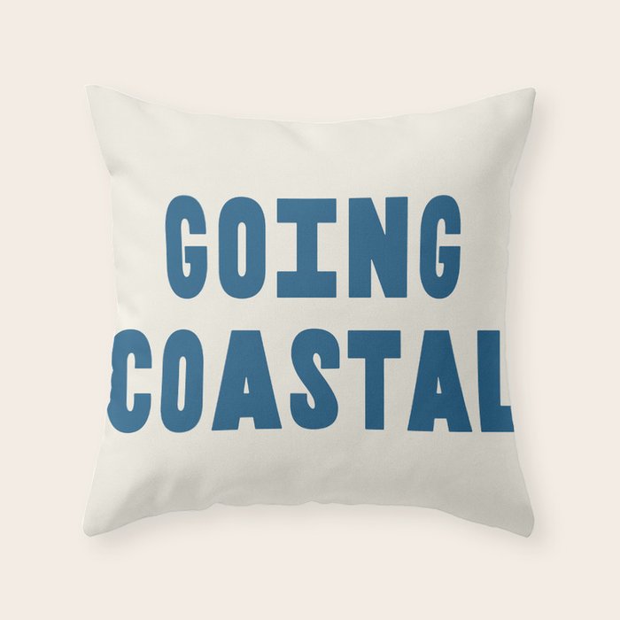 Going Coastal Throw Pillow Gallery Image 6