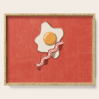 FAST FOOD / Egg and Bacon Serving Tray Gallery Image 1