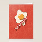 FAST FOOD / Egg and Bacon Stationery Card Gallery Image 2