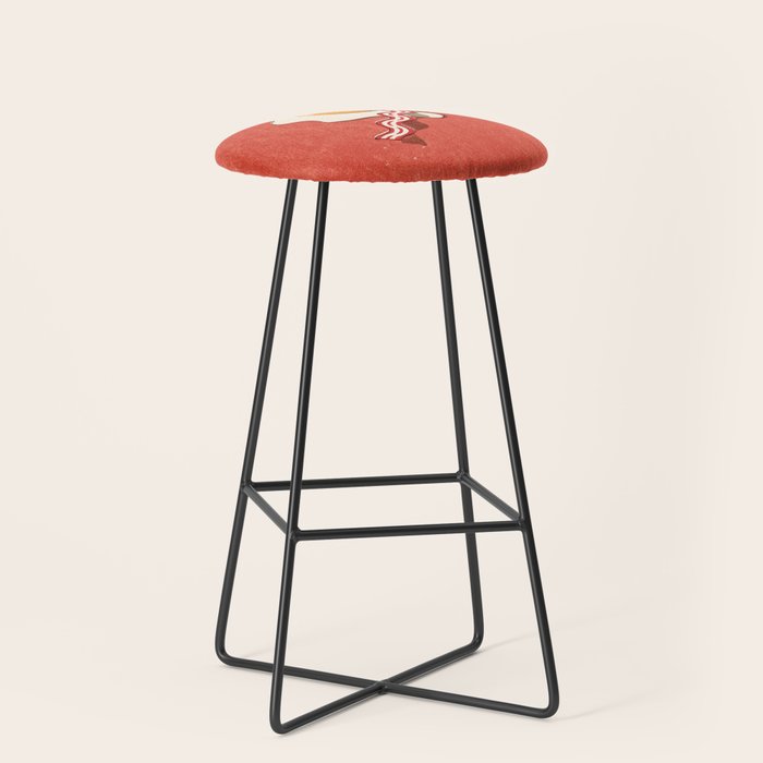 FAST FOOD / Egg and Bacon Stool Gallery Image 1