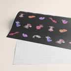 Squids - black Wrapping Paper Gallery Image 2