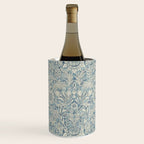 William Morris Vintage Sunflower Blue Slate & Vellum Wine Chiller Gallery Image 2