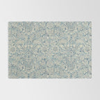 William Morris Vintage Sunflower Blue Slate & Vellum Rug Gallery Image 2