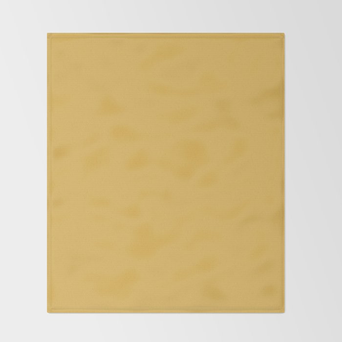 Soft Mustard Solid Throw Blanket Gallery Image 2