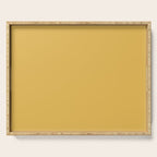 Soft Mustard Solid Serving Tray Gallery Image 1