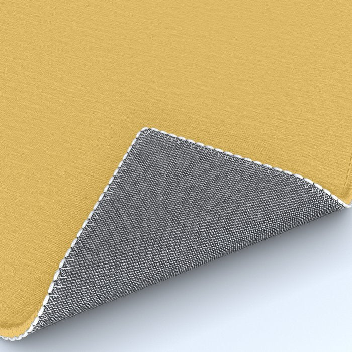 Soft Mustard Solid Rug Gallery Image 4