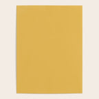 Soft Mustard Solid Poster Gallery Image 4