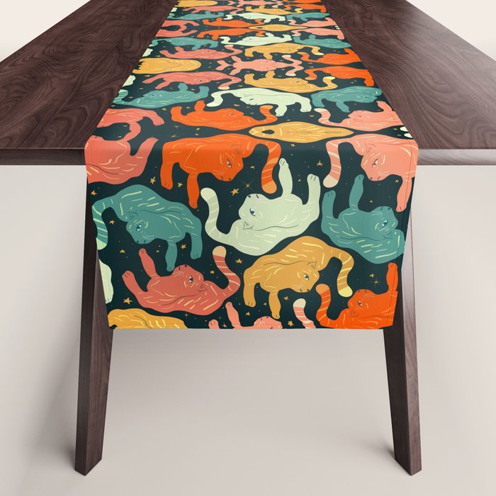 Tigers in the sky Table Runner Gallery Image 1