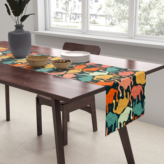 Tigers in the sky Table Runner Gallery Image 2