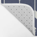 Blue Arrow Pattern  Bath Mat Gallery Image 2