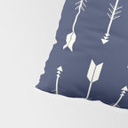 Blue Arrow Pattern  Pillow Sham Gallery Image 4