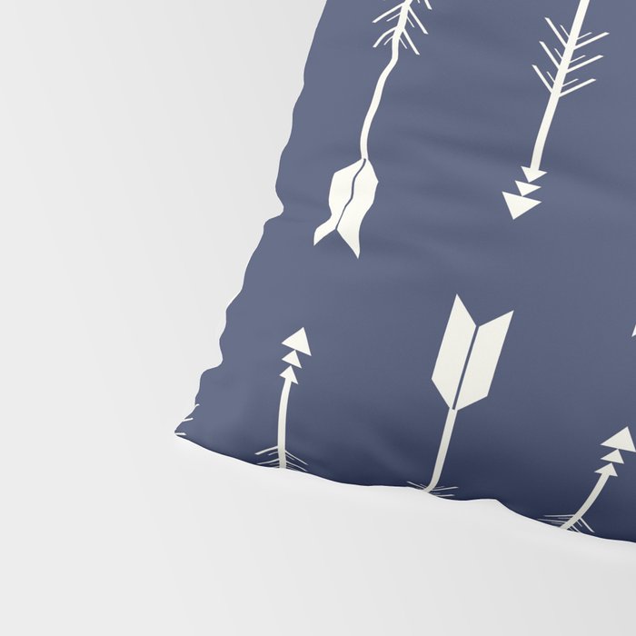 Blue Arrow Pattern  Pillow Sham Gallery Image 4