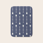 Blue Arrow Pattern  Bath Mat Gallery Image 1
