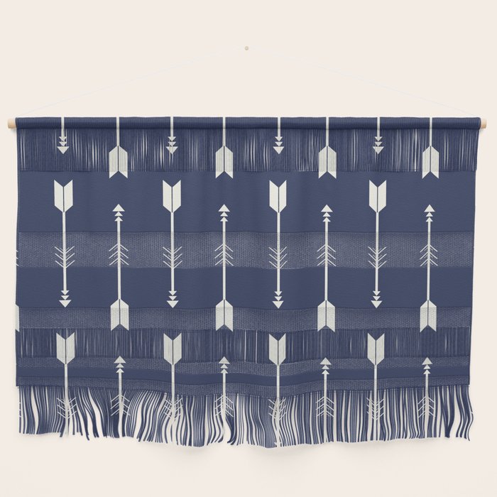 Blue Arrow Pattern  Wall Hanging Gallery Image 1
