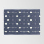 Blue Arrow Pattern  Rug Gallery Image 2