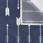 Blue Arrow Pattern  Wall Tapestry Gallery Image 3