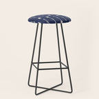 Blue Arrow Pattern  Stool Gallery Image 1