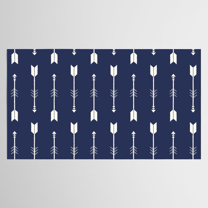 Blue Arrow Pattern  Tablecloth Gallery Image 2