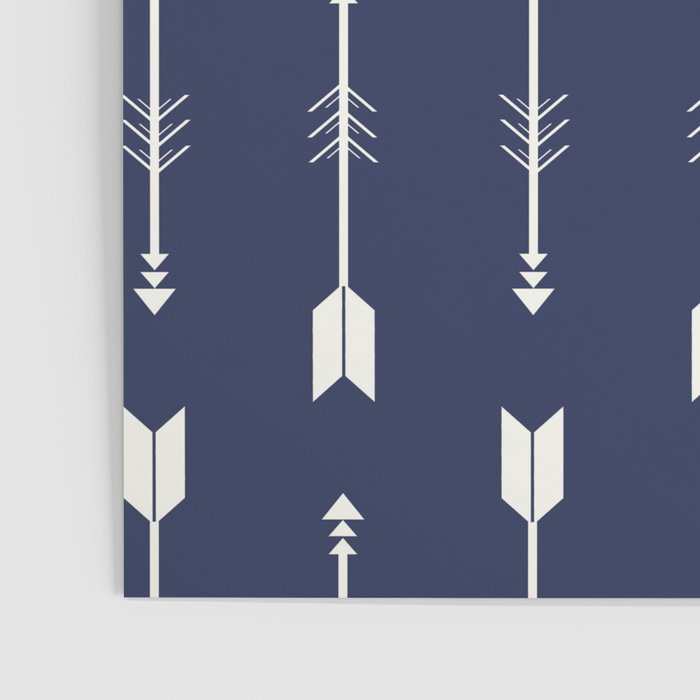 Blue Arrow Pattern  Poster Gallery Image 3