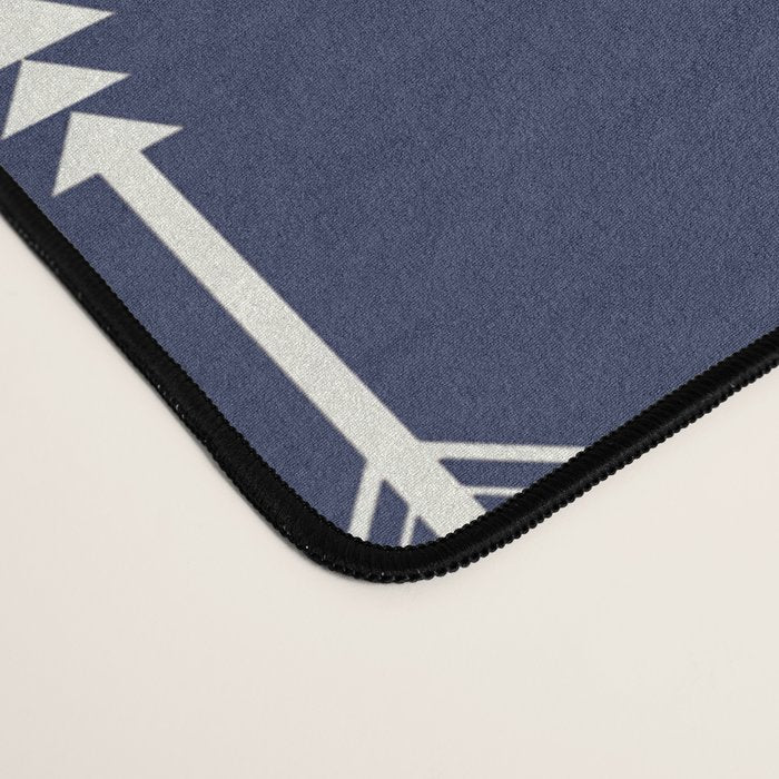 Blue Arrow Pattern  Desk Mat Gallery Image 4