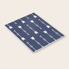 Blue Arrow Pattern  Notebook Gallery Image 3