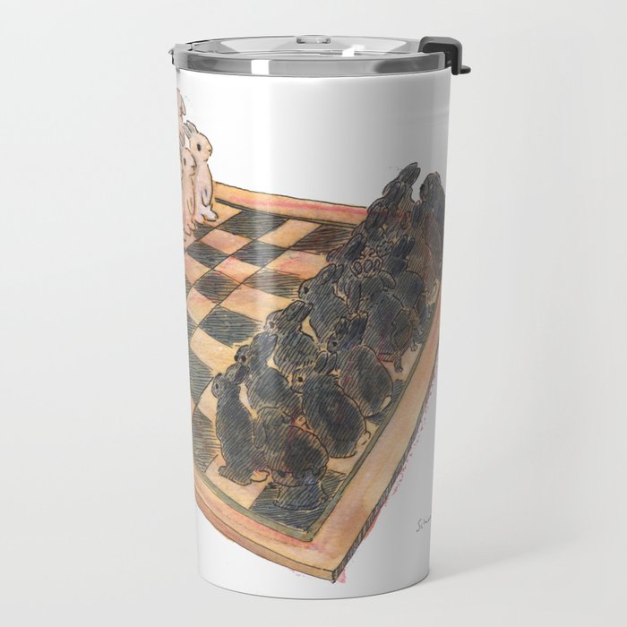 Bunny chess Travel Mug Gallery Image 2
