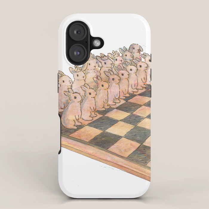 Bunny chess iPhone Case Gallery Image 1